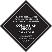 Colombian Decaf FTO SWP - Medium/Dark Roast