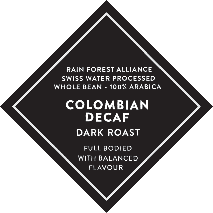 Colombian Decaf RFA SWP - Medium/Dark Roast