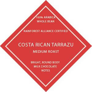 Costa Rican Tarrazu RFA - Medium Roast