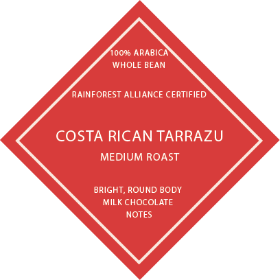 Costa Rican Tarrazu RFA - Medium Roast